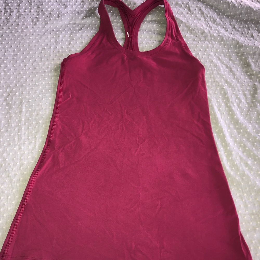 Lululemon hot pink nulu cool racerback